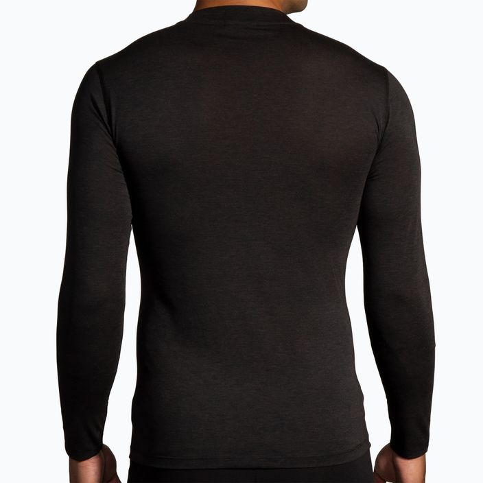 Pánske bežecké tričko Brooks High Point s dlhým rukávom čierne 2