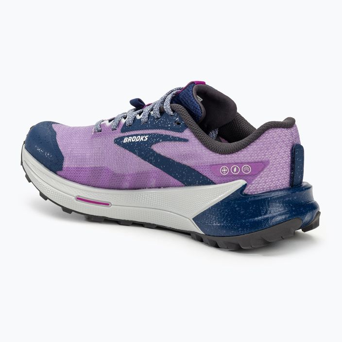 Brooks Catamount 2 dámska bežecká obuv violet/navy/oyster 3