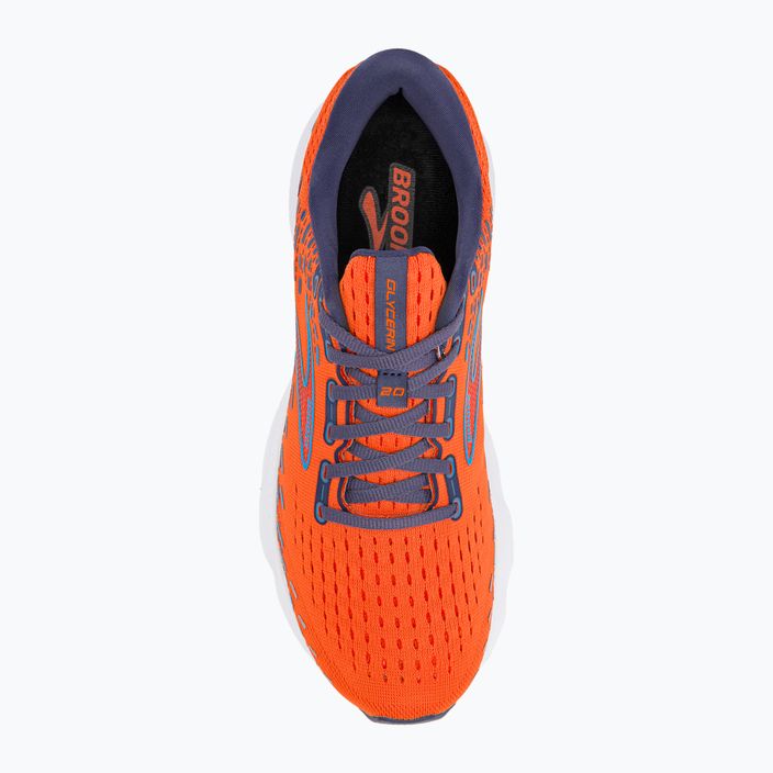 Pánska bežecká obuv Brooks Glycerin 20 orange/crown blue/blue 7