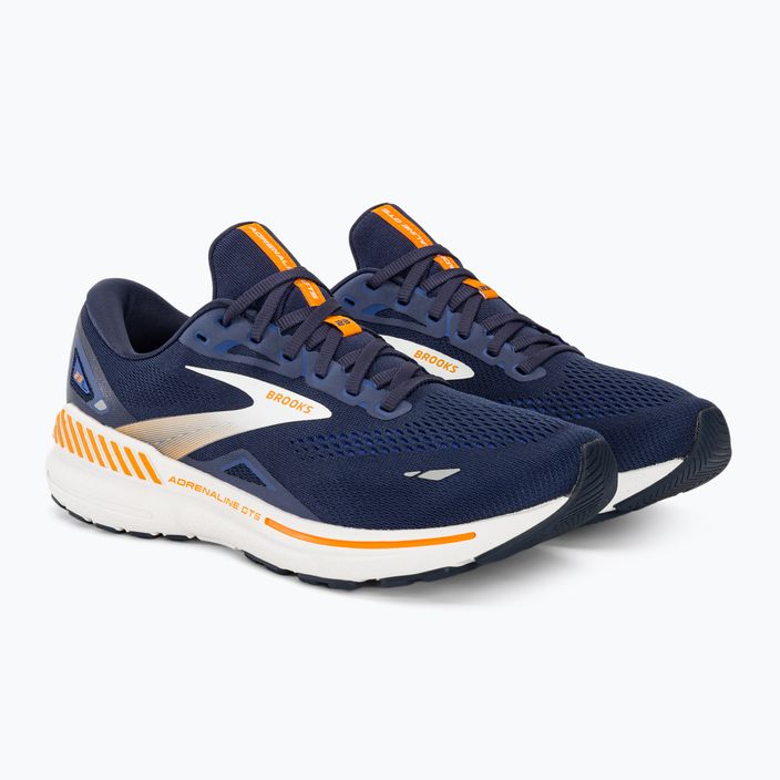 Pánska bežecká obuv Brooks Adrenaline GTS 23 peacoat/ultramarine/orange 5
