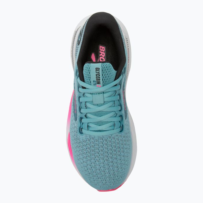 Dámska bežecká obuv Brooks Glycerin GTS 21 moroccan blue/aqua/pink 5