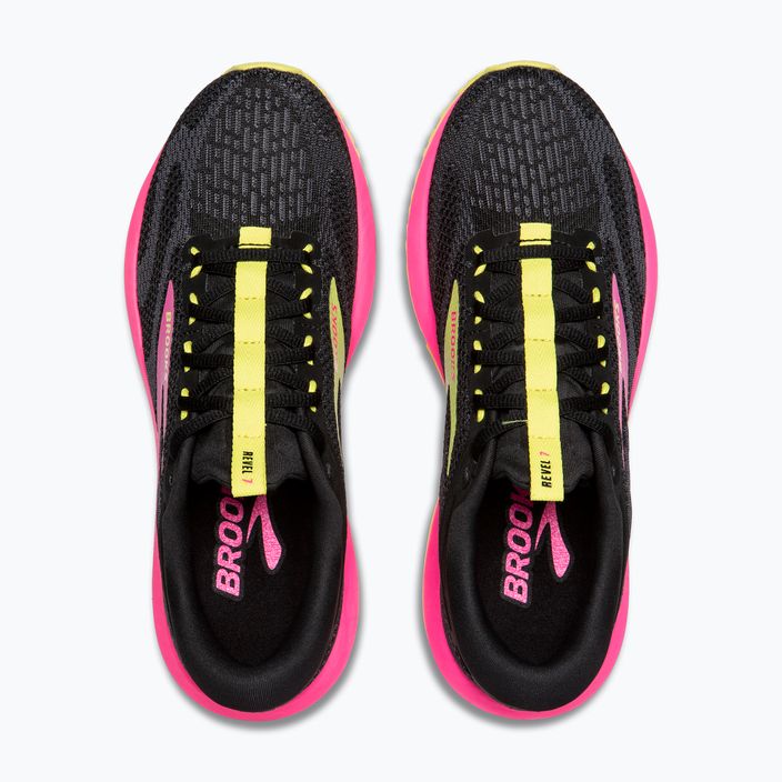 Dámska bežecká obuv Brooks Revel 7 black/pink/lemon tonic 5