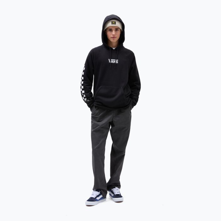 Pánska mikina Vans Mn Versa Standard Hoodie black/checkerboard 3