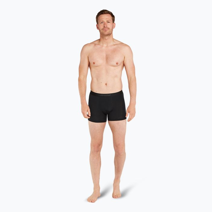 Pánske termo boxerky Icebreaker Merino 125 Cool-Lite Anatomica black 3