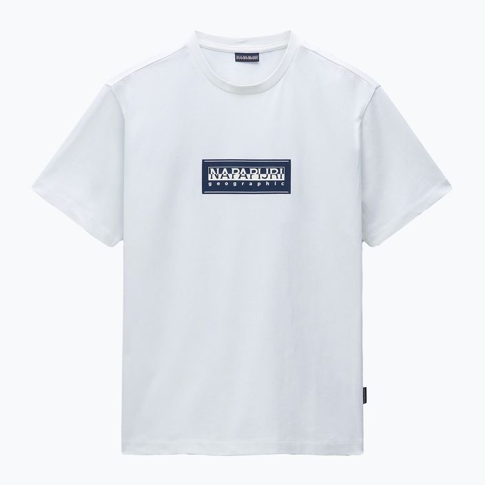 Pánske tričko Napapijri S-Box Logo white heron 4