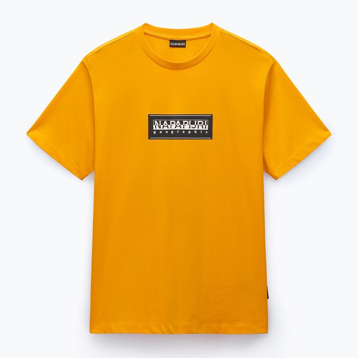 Pánske tričko Napapijri S-Box Logo orange marigold 4