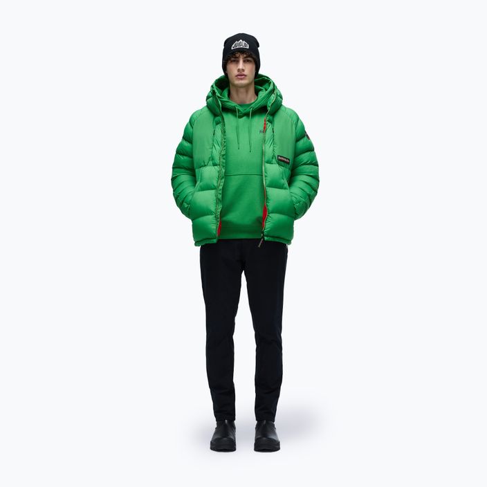 Pánska mikina Napapijri B-Linth Hooded green kelly 2