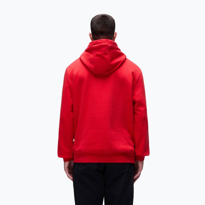 Pánska mikina Napapijri Burgee Half Zip Hooded 2.0 red goji 3