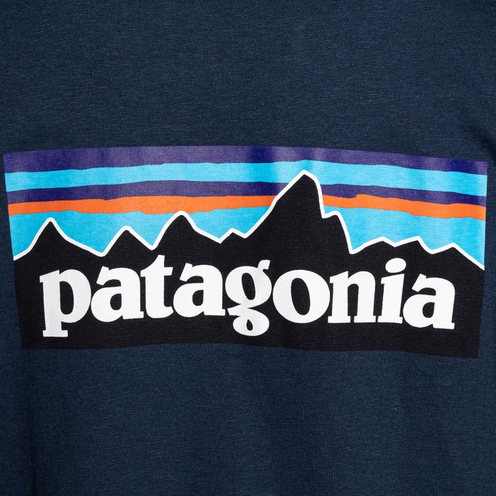Dámske trekingové tričko Patagonia P-6 Logo Responsibili-Tee LS tidepool blue 6