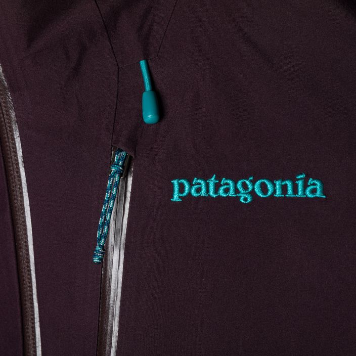 Patagonia pánska bunda do dažďa Triolet obsidian plum 3