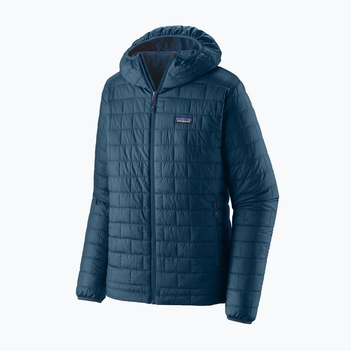 Pánska zateplená bunda Patagonia Nano Puff Hoody lagom blue 4