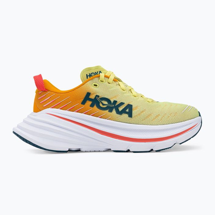 Dámska bežecká obuv HOKA Bondi X yellow-orange 1113513-YPRY 4