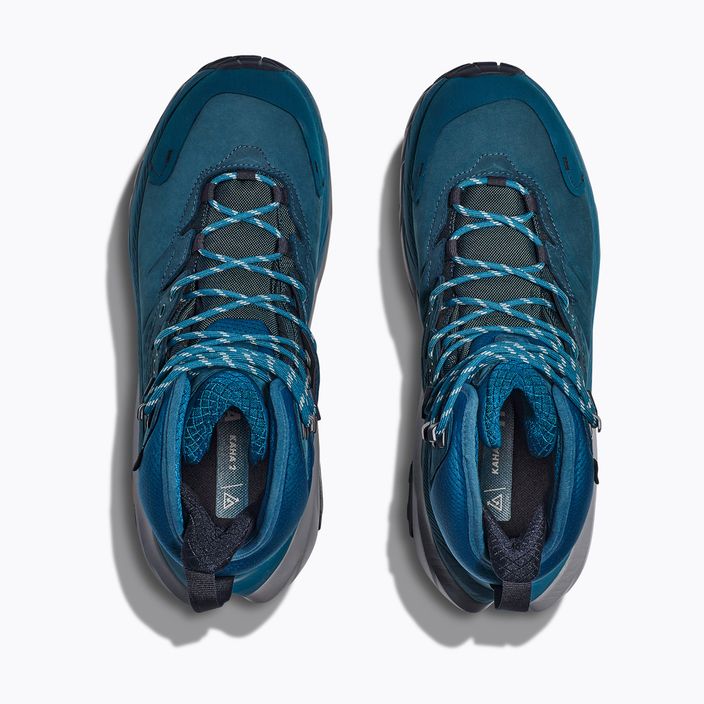 Pánske trekové topánky HOKA Kaha 2 GTX blue coral/blue graphite 11