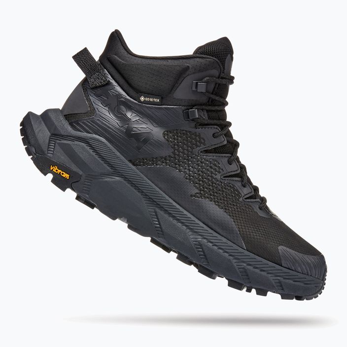 Pánske trekové topánky HOKA Trail Code GTX black/raven 2