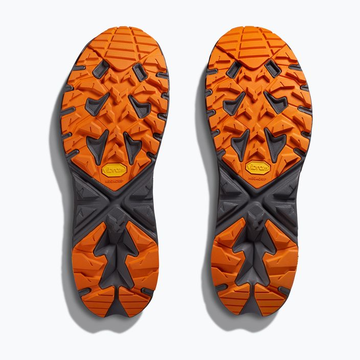 Pánske trekové topánky HOKA Trail Code GTX castlerock/persimmon orange 14