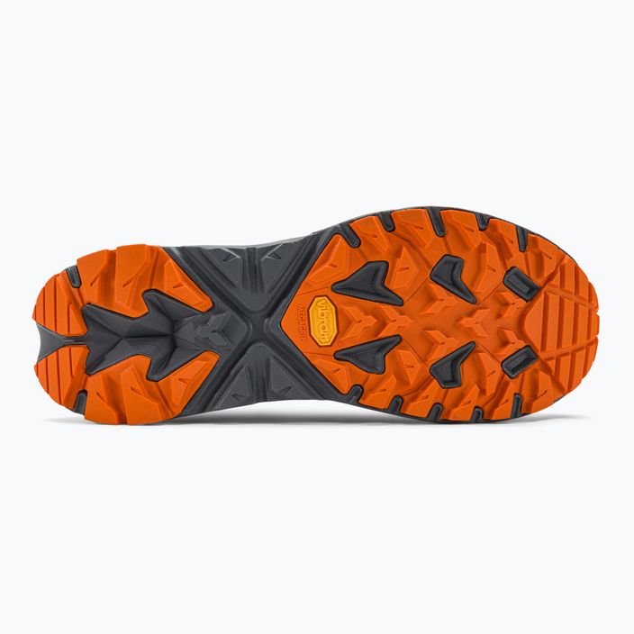 Pánske trekové topánky HOKA Trail Code GTX castlerock/persimmon orange 5