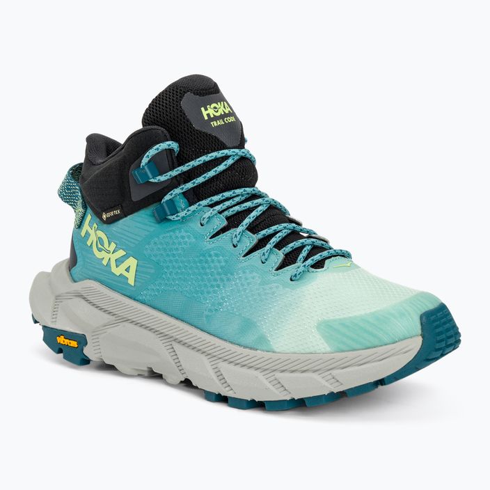 Dámske trekové topánky HOKA Trail Code GTX blue glass/coastal shade