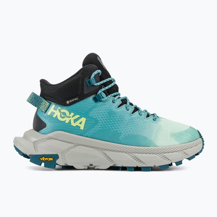 Dámske trekové topánky HOKA Trail Code GTX blue glass/coastal shade 2