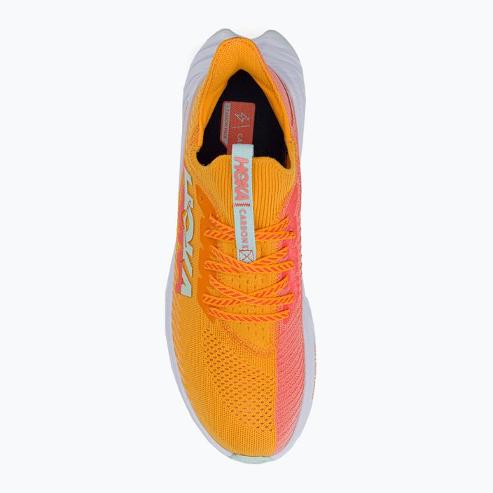 Pánska bežecká obuv HOKA Carbon X 3 orange 1123192-RYCM 5