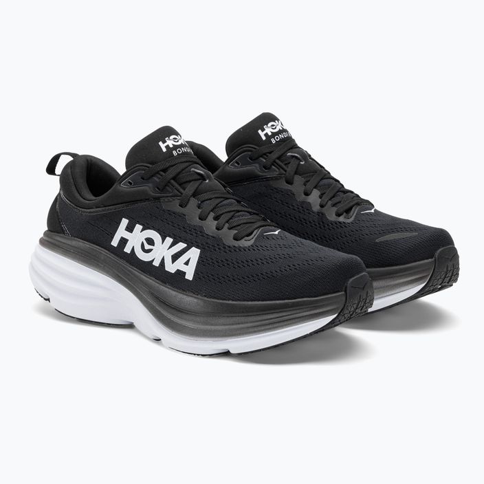 Pánska bežecká obuv HOKA Bondi 8 black/white 4