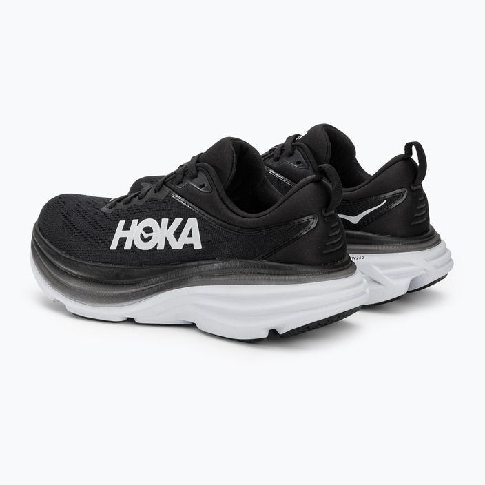 Dámska bežecká obuv HOKA Bondi 8 black/white 3