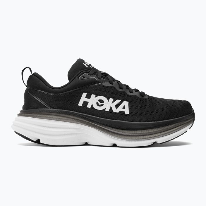 Pánska bežecká obuv HOKA Bondi 8 Wide black/white 2