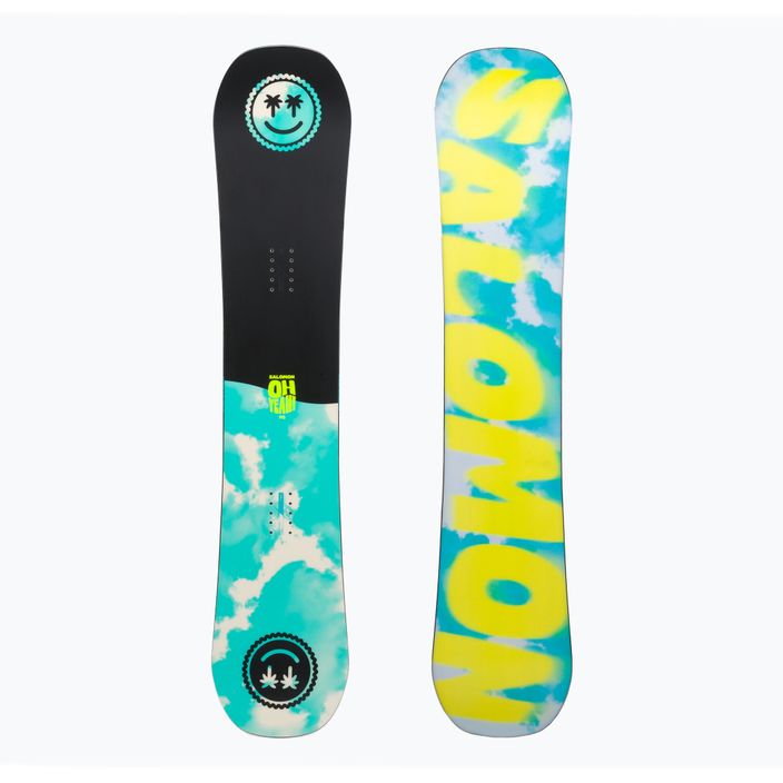 Dámsky snowboard Salomon Oh Yeah čierno-zelený L47313