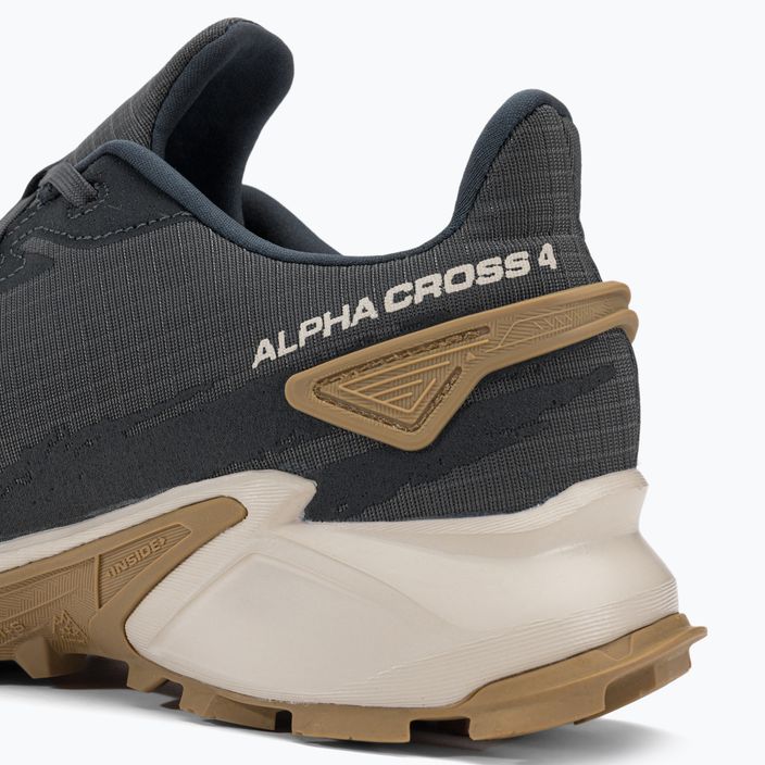 Salomon Alphacross 4 sivá pánska trailová obuv L41724100 10