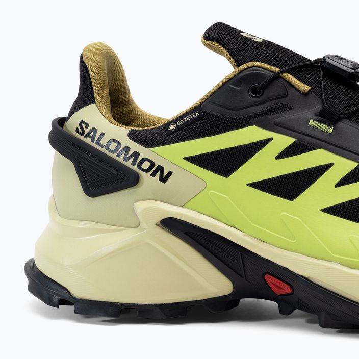 Pánska bežecká obuv Salomon Supercross 4 GTX čierno-zelená L417317 10