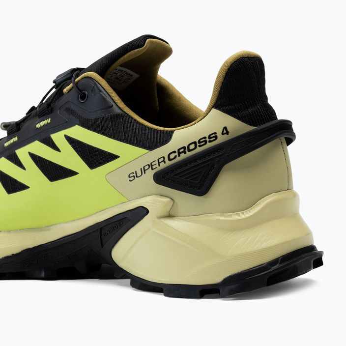 Pánska bežecká obuv Salomon Supercross 4 GTX čierno-zelená L417317 11