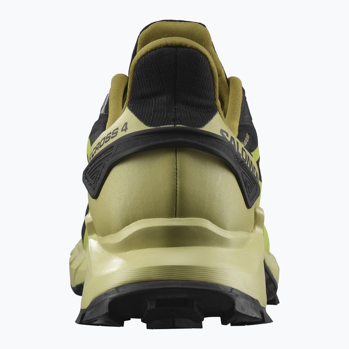 Pánska bežecká obuv Salomon Supercross 4 GTX čierno-zelená L417317 9