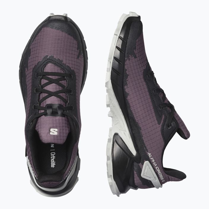 Dámska trailová obuv Salomon Alphacross 4 purple L41725200 14