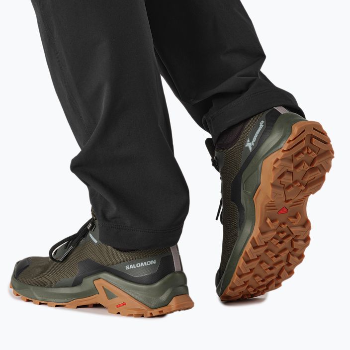 Pánske trekingové topánky Salomon X Reveal Chukka CSWP 2 zelené L41763 16