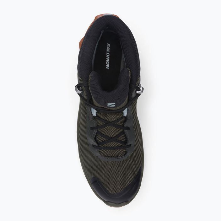 Pánske trekingové topánky Salomon X Reveal Chukka CSWP 2 zelené L41763 6