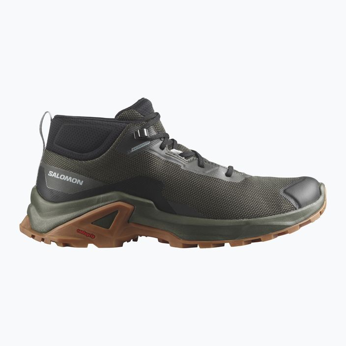 Pánske trekingové topánky Salomon X Reveal Chukka CSWP 2 zelené L41763 10
