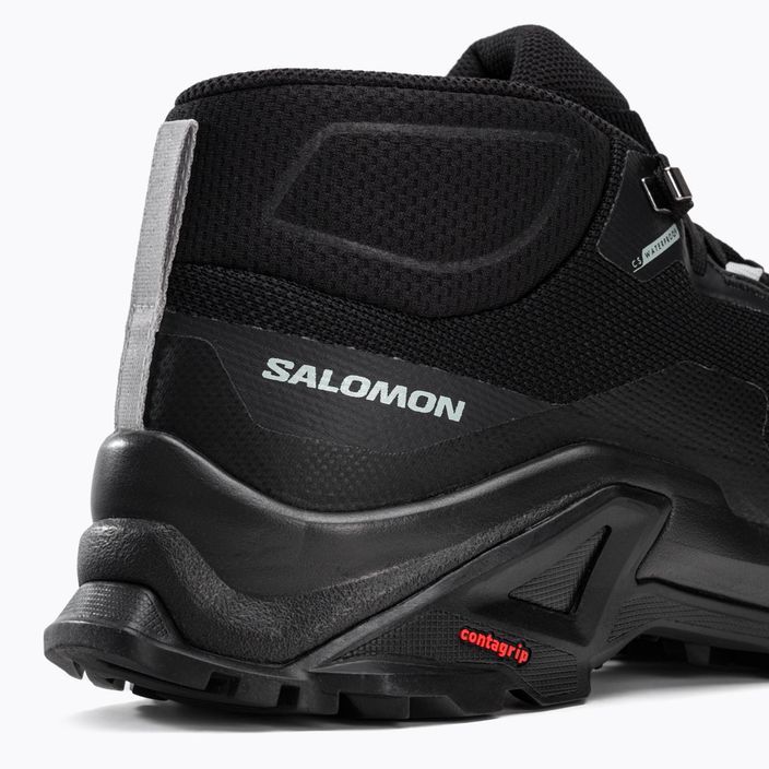 Pánske trekingové topánky Salomon X Reveal Chukka CSWP 2 čierne L417629 8