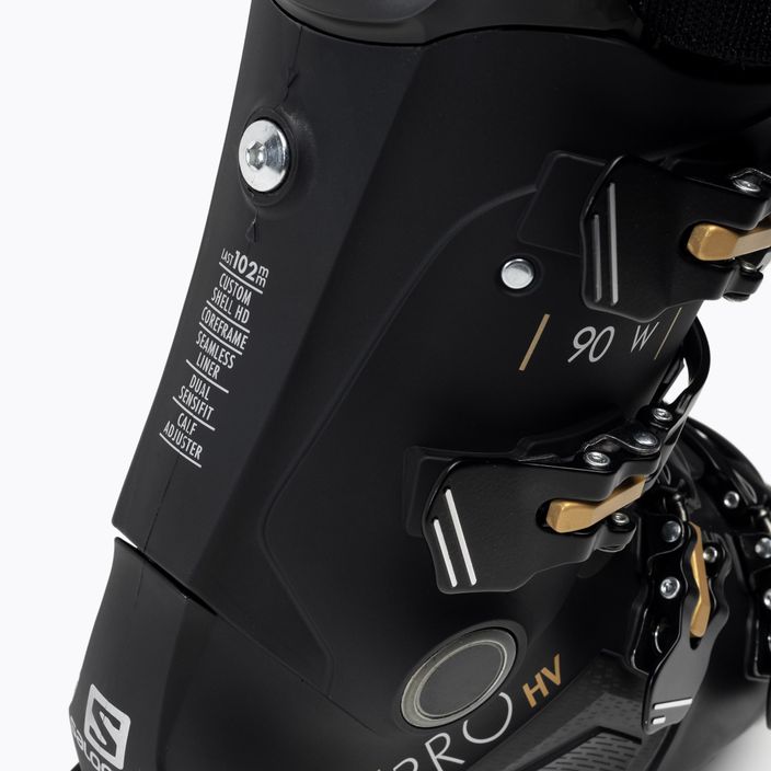 Dámske lyžiarske topánky Salomon S Pro HV 9 W GW čierne L47125 8