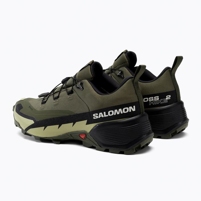 Pánske trekingové topánky Salomon Cross Hike GTX 2 zelené L41738 5