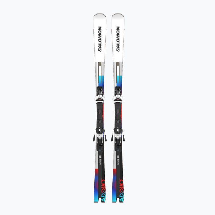 Zjazdové lyže Salomon Addikt + Z12 GW white/black/pastel neon blue 6