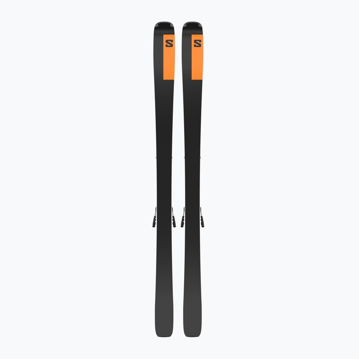 Zjazdové lyže Salomon Stance 84 + M12 GW black/neon orange/dove 7