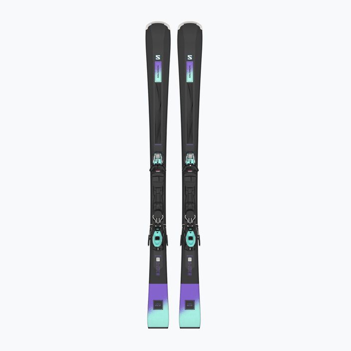 Dámske zjazdové lyže Salomon S/Max N6 XT + M10 GW black/paisley purple/beach glass 6