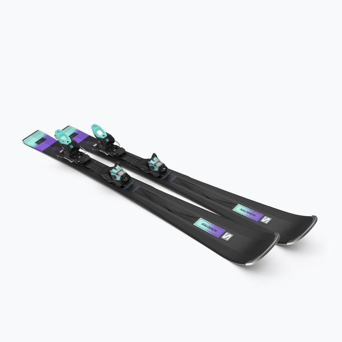 Dámske zjazdové lyže Salomon S/Max N6 XT + M10 GW black/paisley purple/beach glass 8