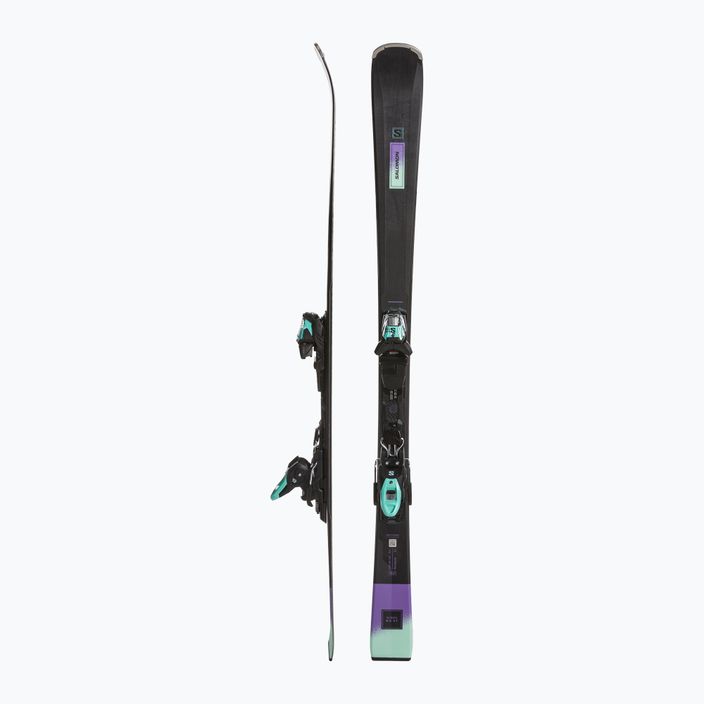 Dámske zjazdové lyže Salomon S/Max N6 XT + M10 GW black/paisley purple/beach glass 2