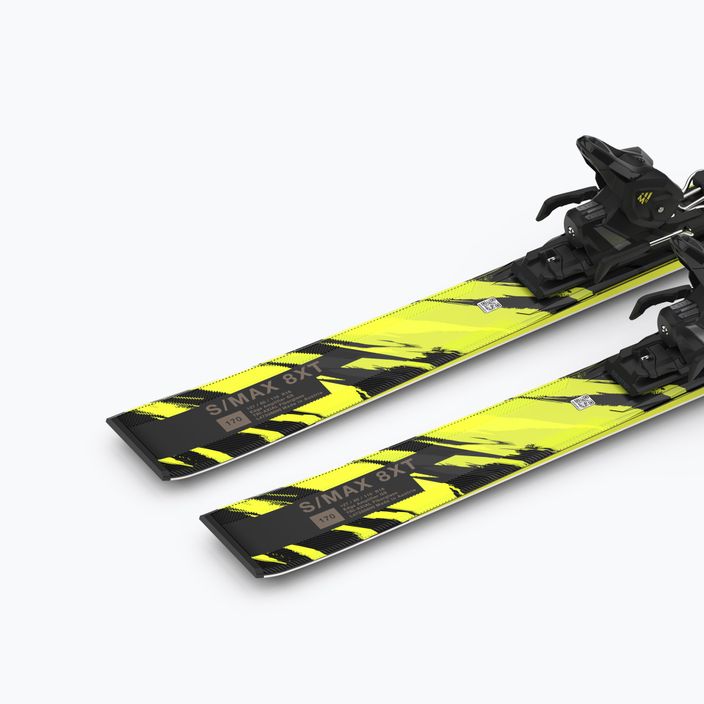 Zjazdové lyže Salomon S/Max 8 XT + M11 GW black/driftwood/safety yellow 10