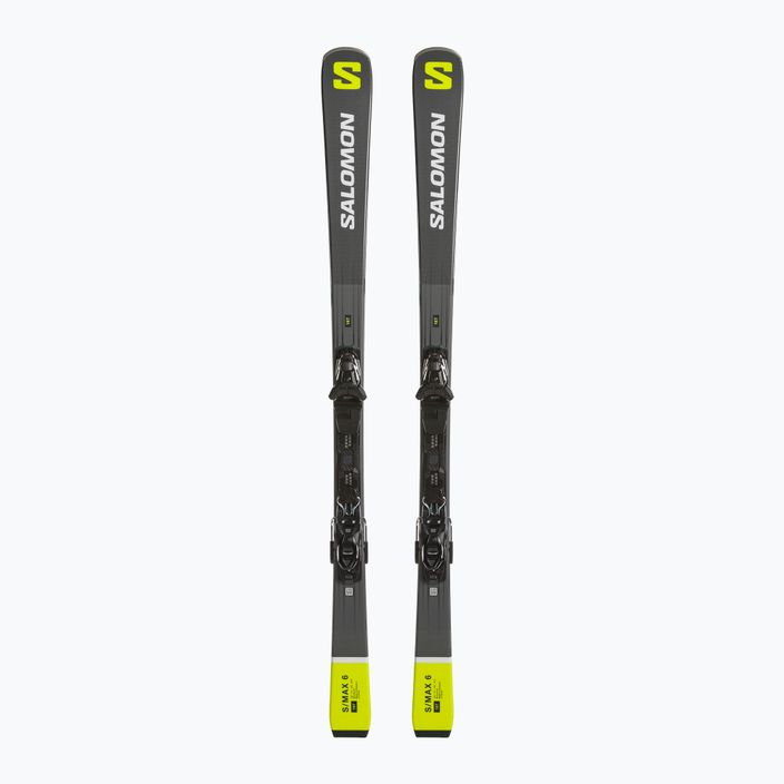 Salomon S/Max 6 + M10 GW L80 castelrock/safety yellow/white zjazdové lyže