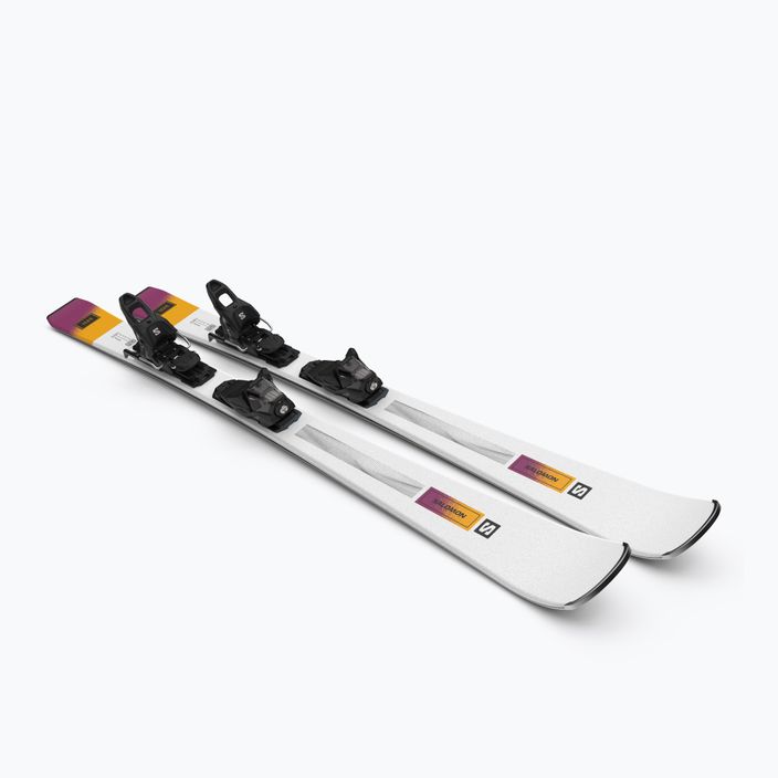 Dámske zjazdové lyže Salomon S/Max N°4 XT + M10 GW L8 white/neon turmeric/prune 6