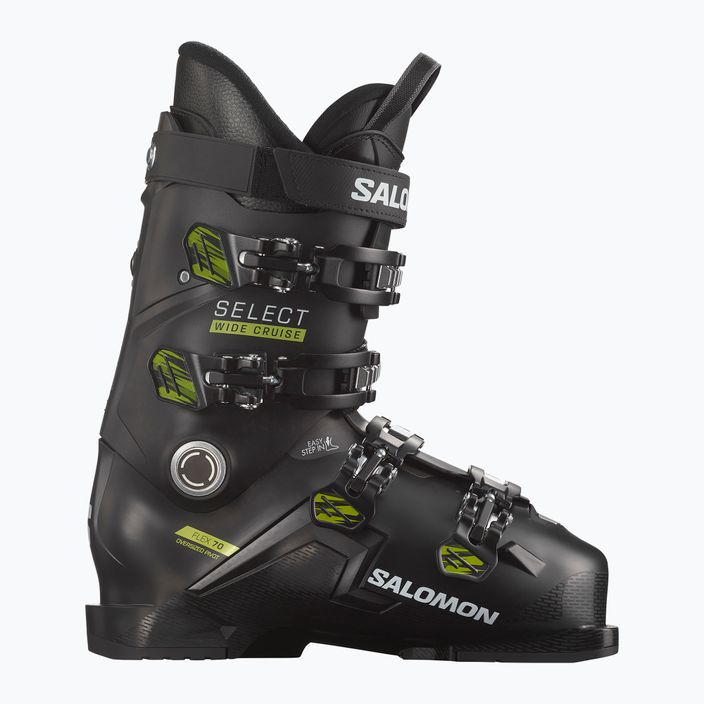 Pánske lyžiarske topánky Salomon Select Wide Cruise 70 black/beluga/acid green 6