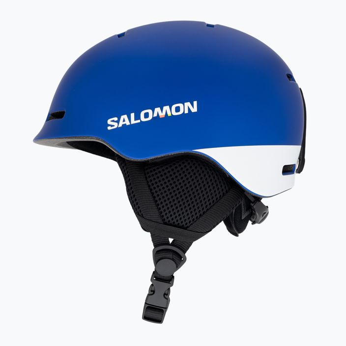 Detská lyžiarska prilba Salomon Orka race blue 5