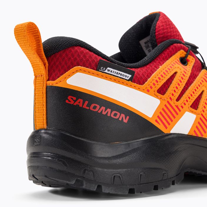 Salomon Xa Pro V8 CSWP red/black/opeppe detská treková obuv 9