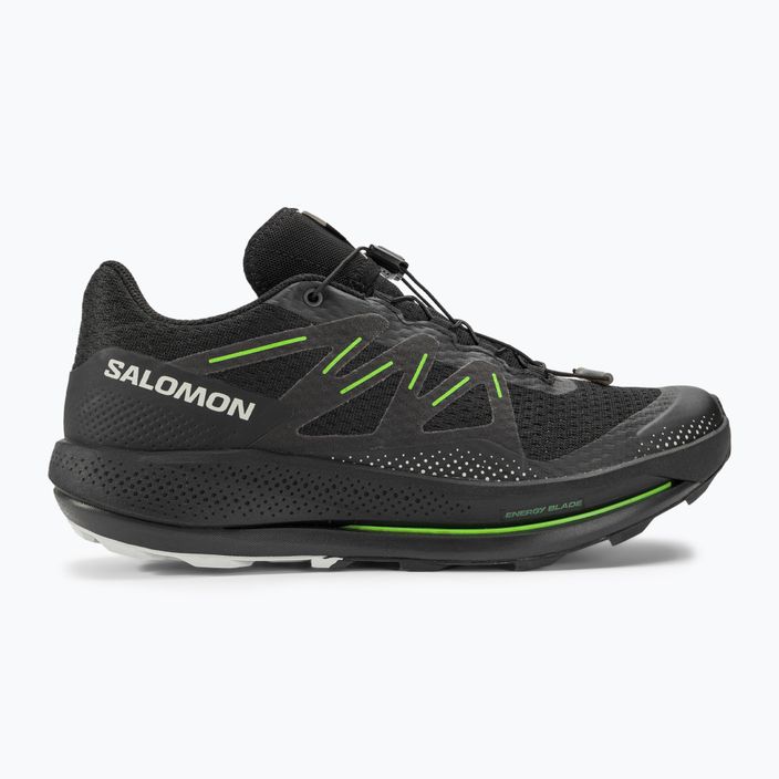 Pánska bežecká obuv Salomon Pulsar Trail black/black/gecko green 2